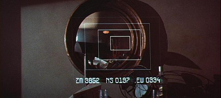 Figure 20: Deckard uses the ESPER machine to examine Leon’s photo in great detail.